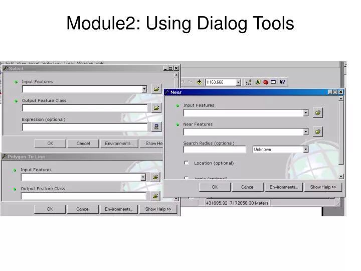 module2 using dialog tools