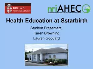 Health Education at Sstarbirth