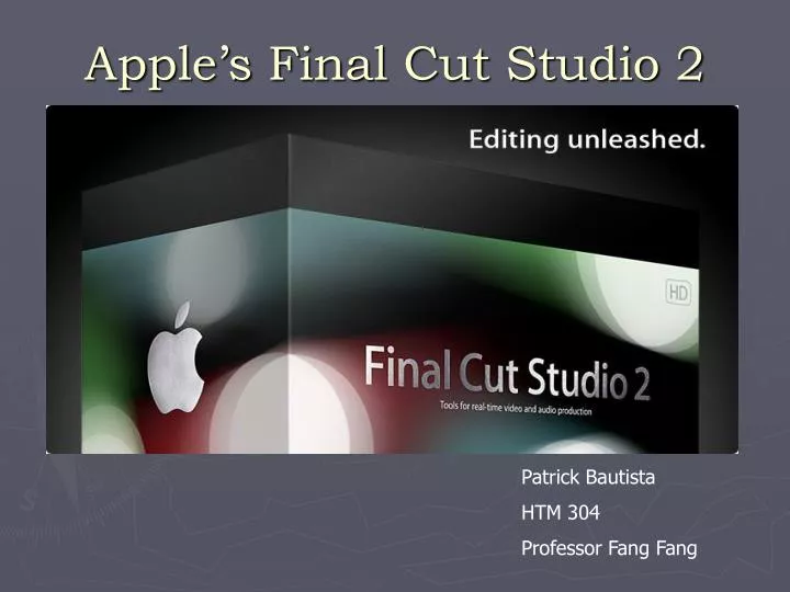 apple s final cut studio 2