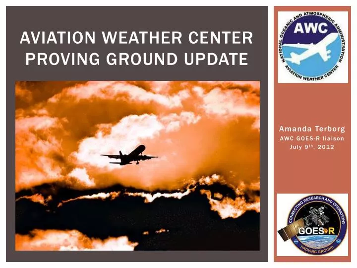 aviation weather center proving ground update