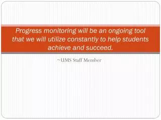 ~UMS Staff Member