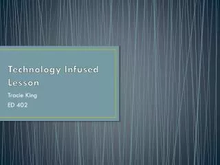 Technology Infused Lesson