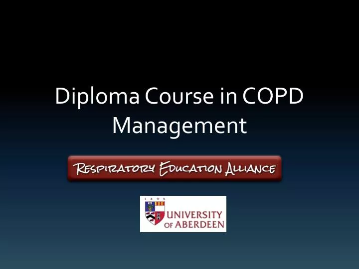 diploma course in copd management