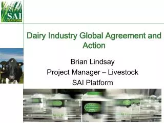 dairy industry global agreement and action