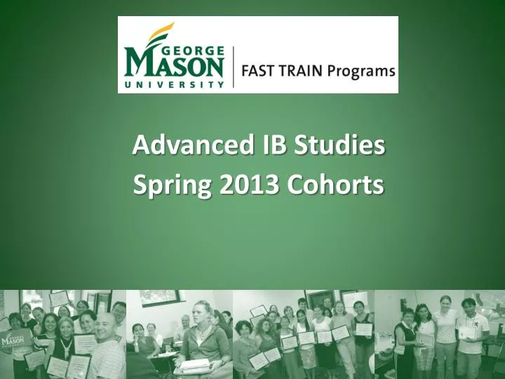 advanced ib studies spring 2013 cohorts