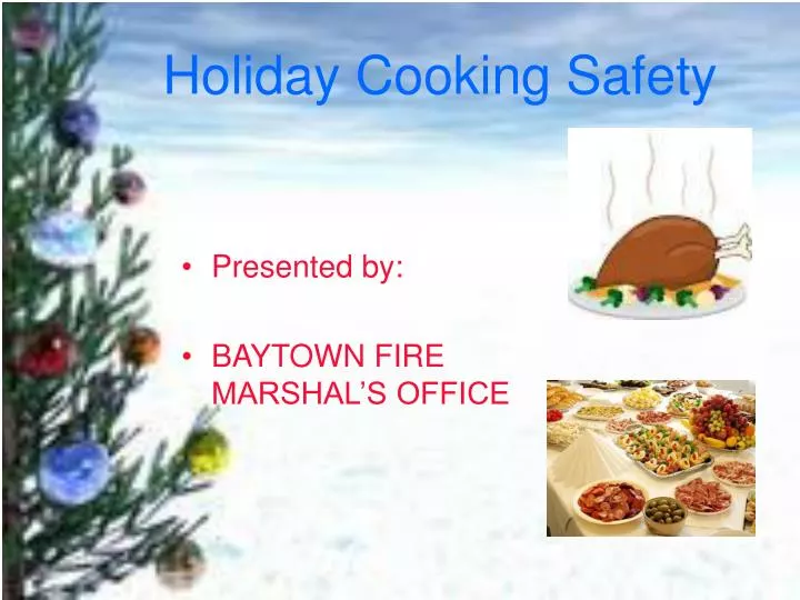 holiday cooking safety