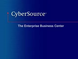 The Enterprise Business Center