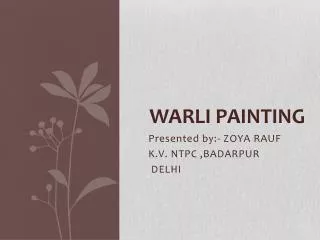 warli PAINTING