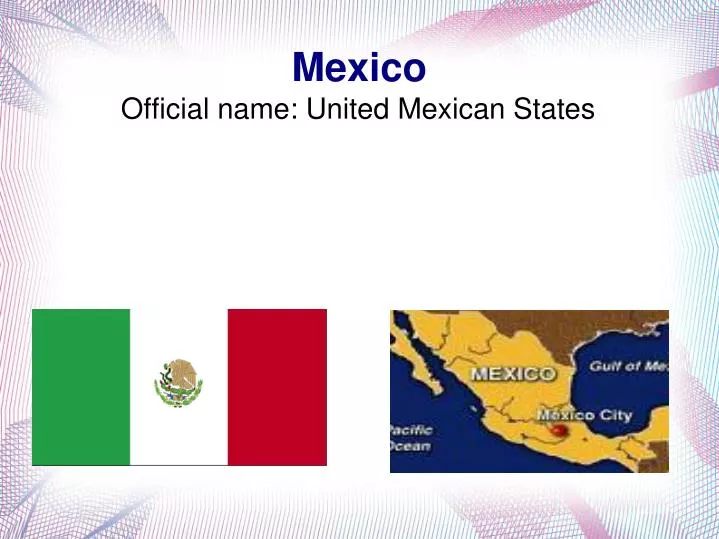 official name united mexican states