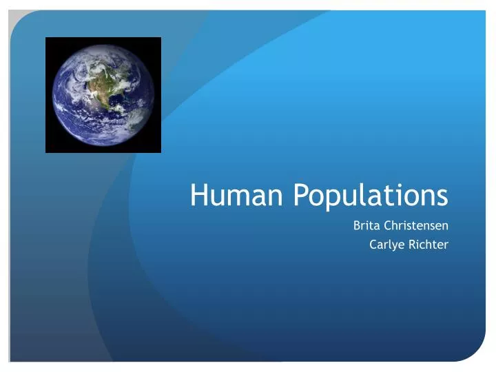 human populations