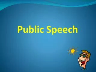 Public Speech