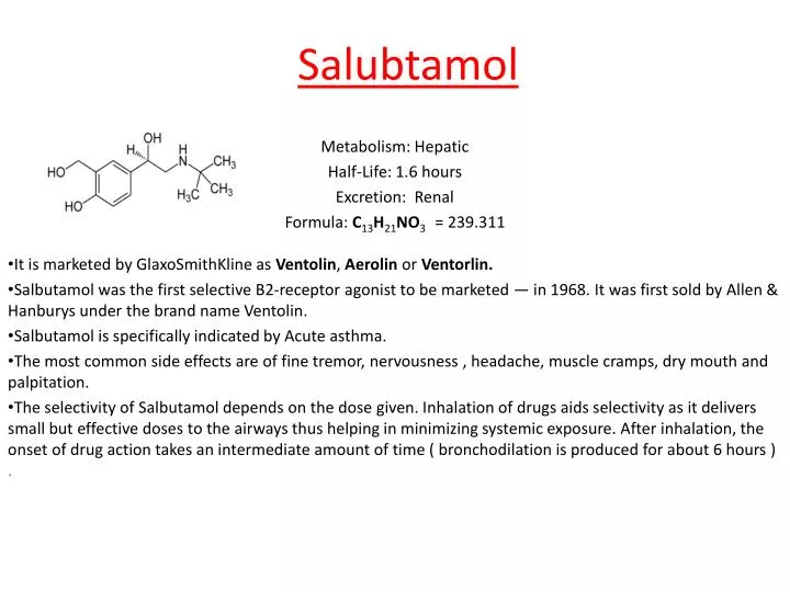 salubtamol