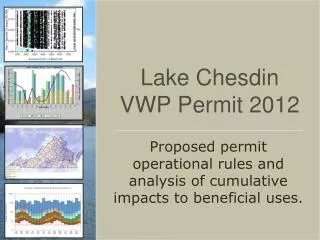 Lake Chesdin VWP Permit 2012