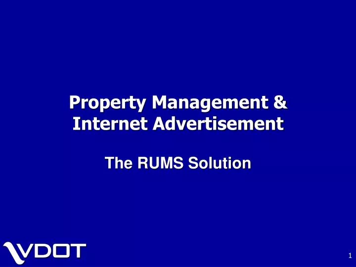 property management internet advertisement