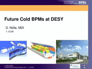Future Cold BPMs at DESY