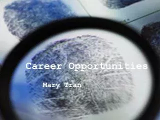 Career Opportunities