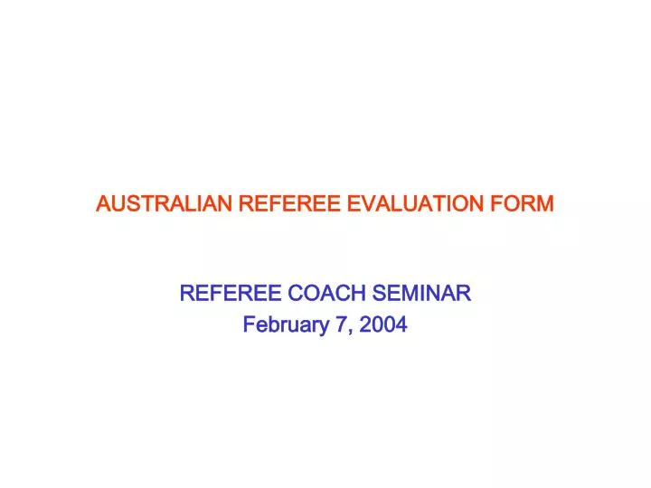 australian referee evaluation form