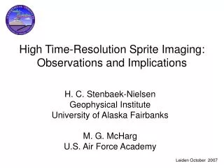 High Time-Resolution Sprite Imaging: Observations and Implications