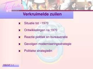 verkruimelde zuilen