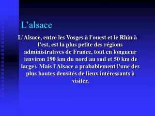 l alsace