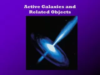 Active Galaxies and Related Objects