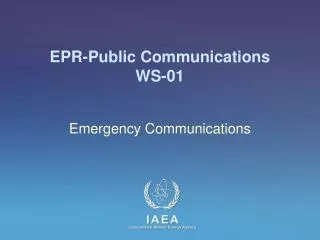 EPR-Public Communications WS -01
