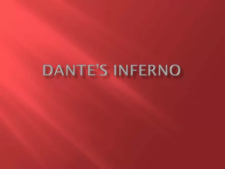 dante s inferno