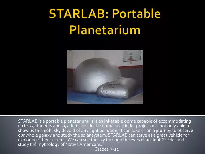 starlab portable planetarium