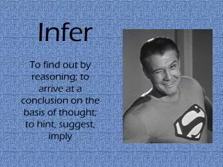infer