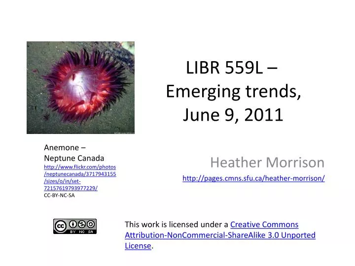 libr 559l emerging trends june 9 2011