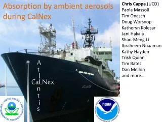 Absorption by ambient aerosols during CalNex