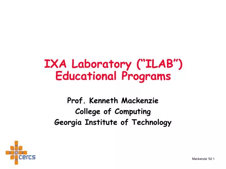 ixa laboratory ilab educational programs