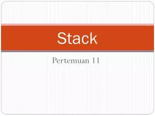 stack