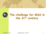 Global Strategies and Challenges in International Support Systems Infrastructure - slide 1