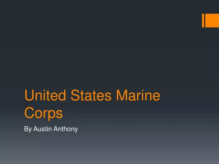 united states marine corps