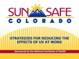 Introduction to Sun Safety Units