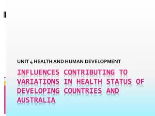 unit 4 health and human development