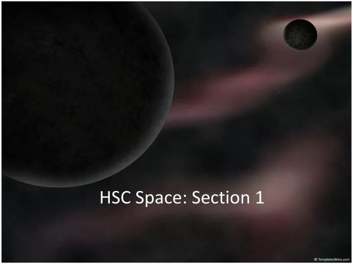 hsc space section 1