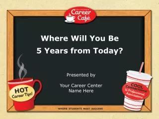 Where Will You Be 5 Years from Today?