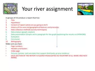 Your river assignment