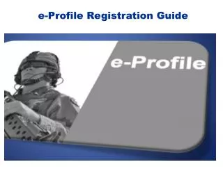 e-Profile Registration Guide