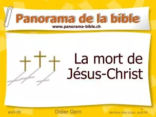la mort de j sus christ