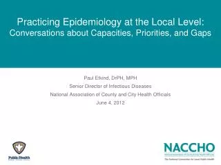 Practicing Epidemiology at the Local Level: Conversations about Capacities, Priorities, and Gaps