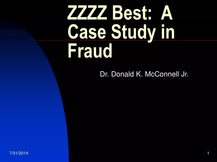 zzzz best a case study in fraud