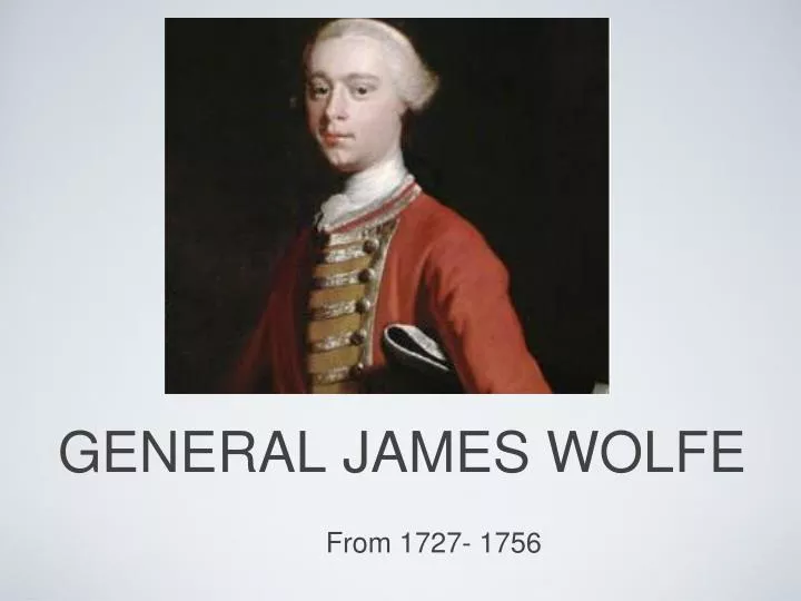 general james wolfe