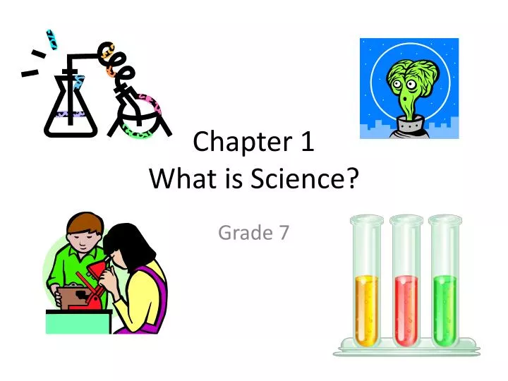 chapter 1 what is science