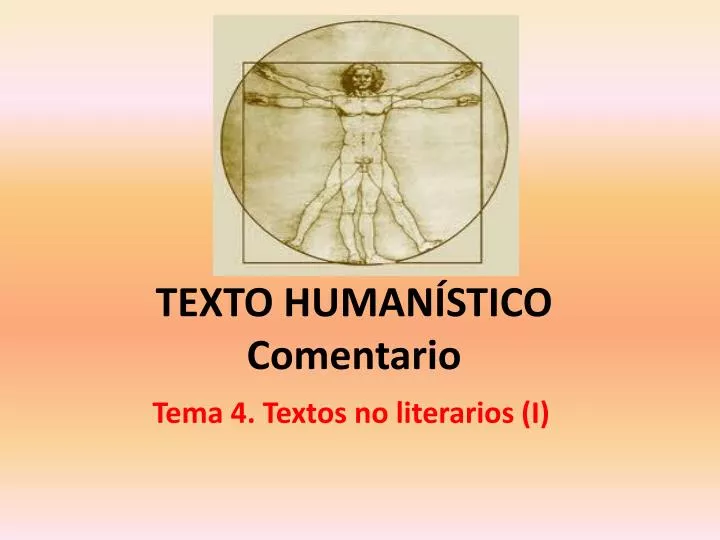 texto human stico comentario