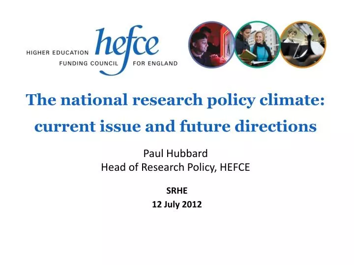 the national research policy climate current issue and future directions