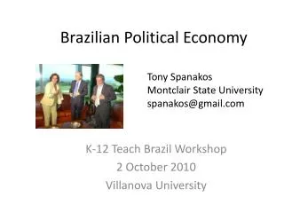 Brazilian Political Economy
