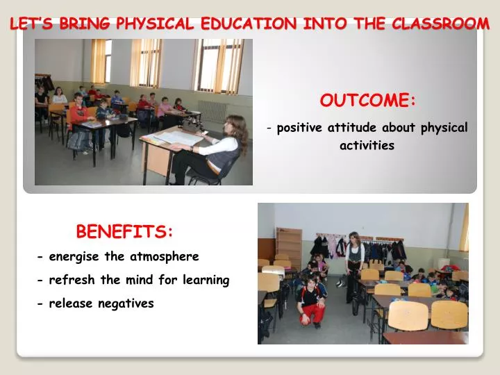 let s bring physical education into the classroom